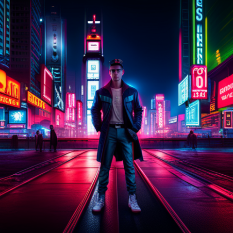 Rain-Soaked Streets: A Cyberpunk Family's Triumph