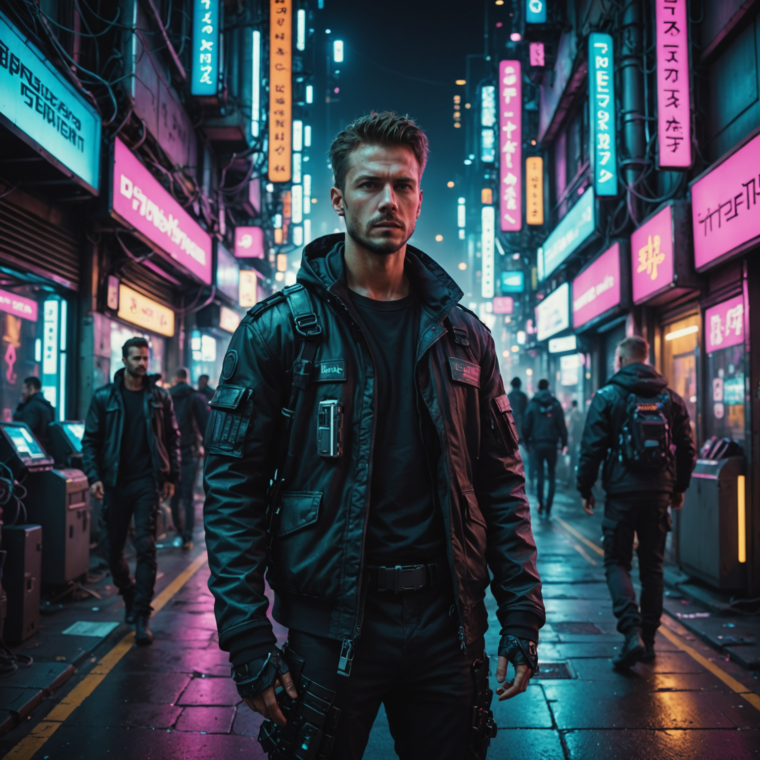 Chaos in the abyss of neon