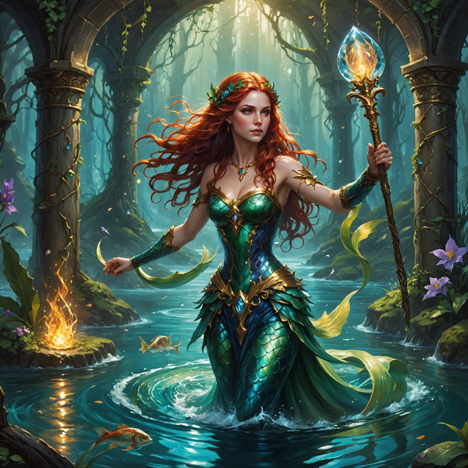 Mermaid Misadventures in the Abyssal Cow