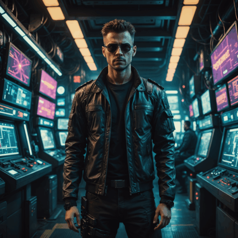Neon Shadows and Digital Dreams
